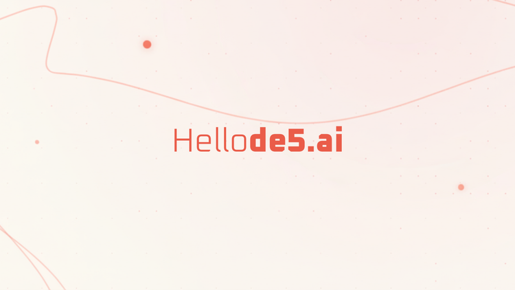 Introducing de5.ai
